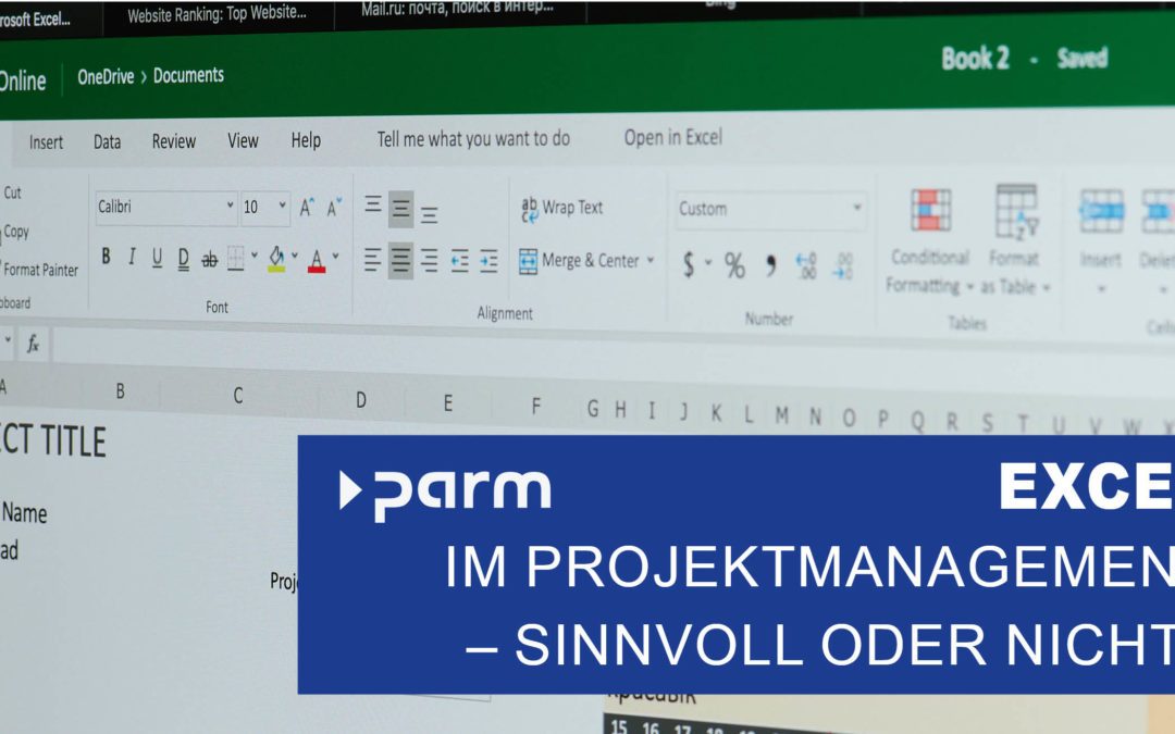 Excel im Projektmanagement – sinnvoll oder nicht?