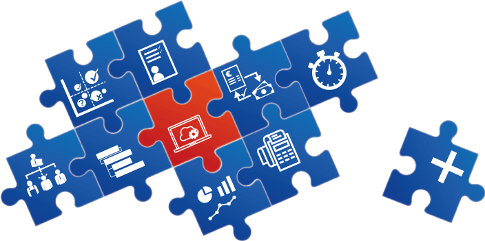 Puzzle der Hauptfunktionen von myPARM