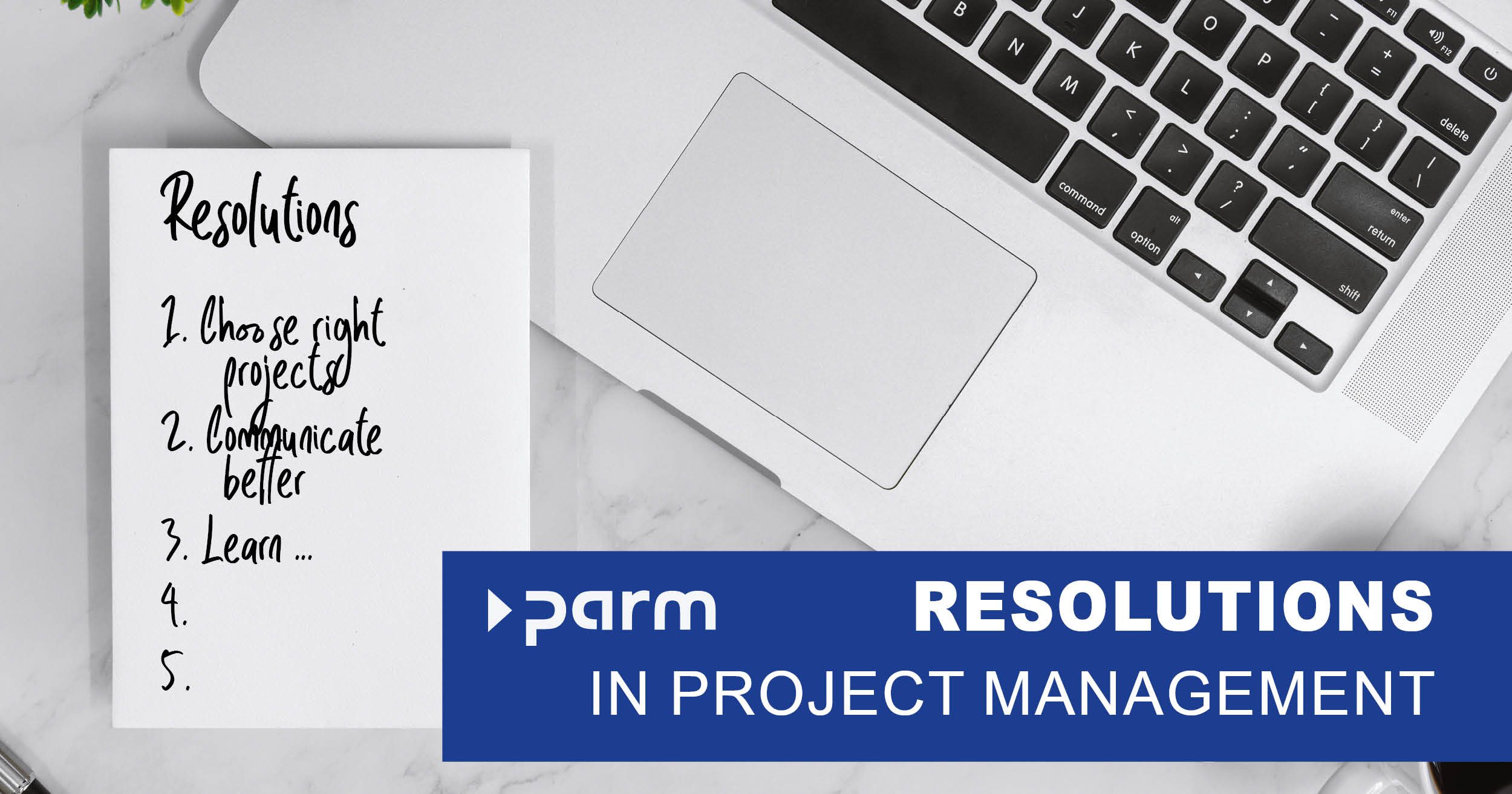 New Year's resolutions in project management