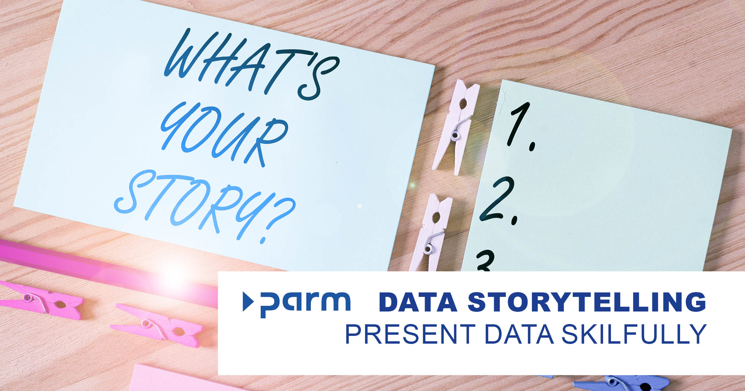 Data storytelling - presenting data skilfully