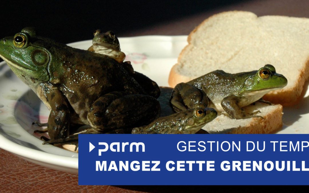 Gestion du temps pour les projets:  »Mangez cette grenouille »