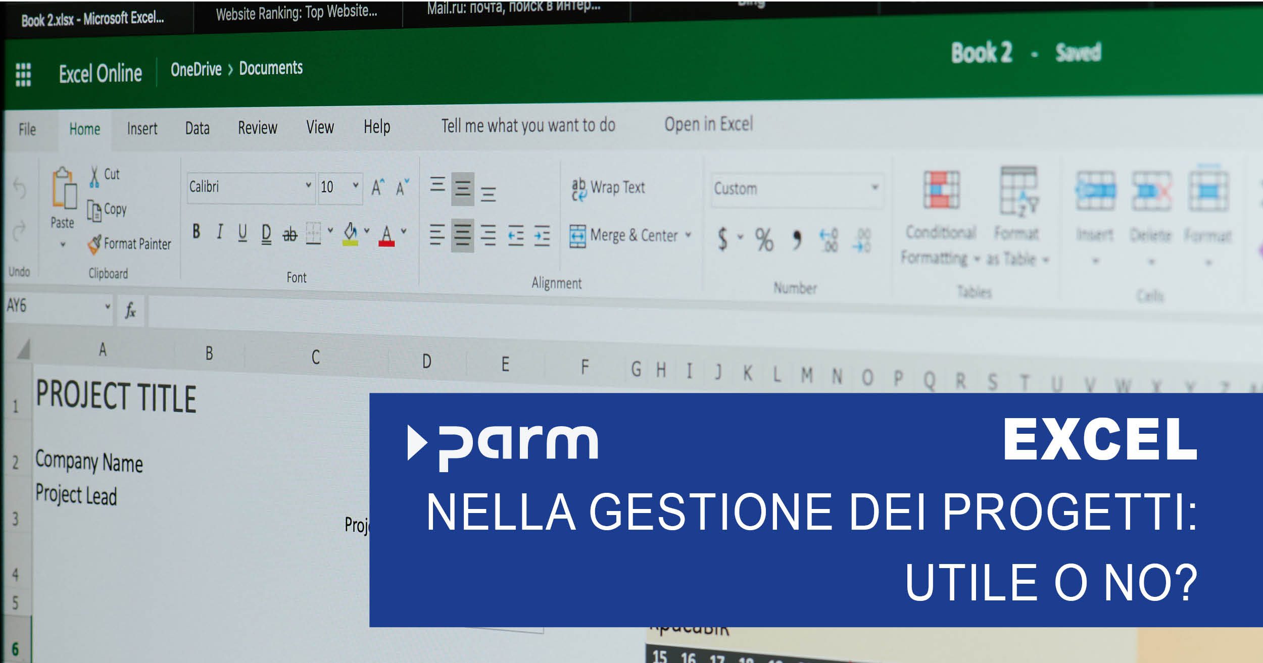 Excel nel project management - utile o no?
