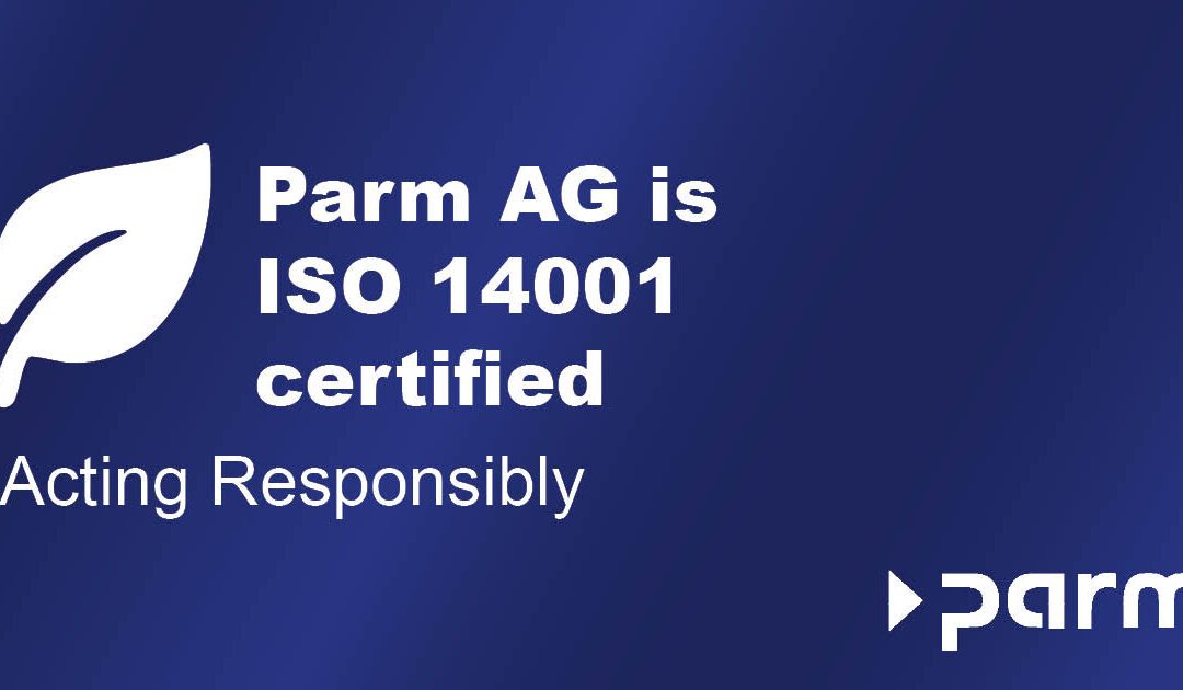 ISO 14001 certification for Parm AG